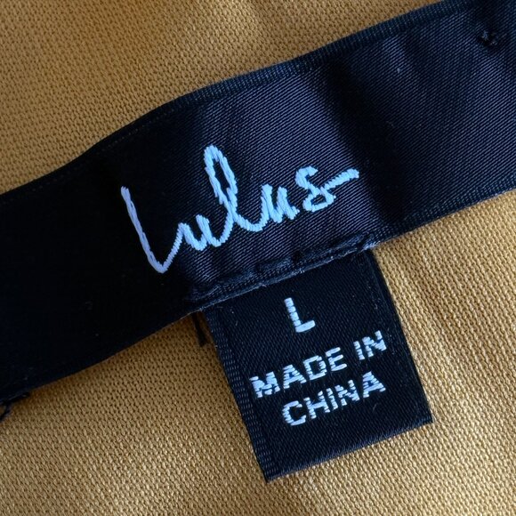 Oversized Mustard Jacket with lace-up top - Picture 11 of 11